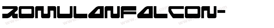 RomulanFalcon字体转换