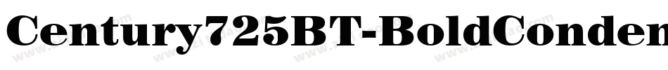 Century725BT-BoldCondensed字体转换