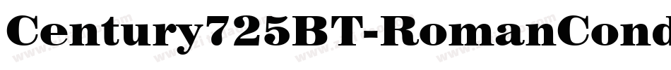 Century725BT-RomanCondensed字体转换