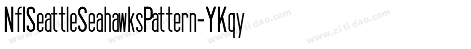 NflSeattleSeahawksPattern-YKqy字体转换