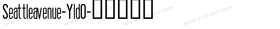 Seattleavenue-YldO字体转换