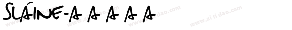Sláine字体转换
