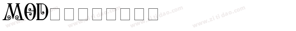 MOD20字体转换