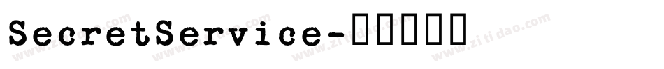 SecretService字体转换