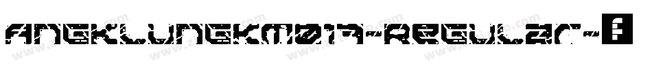 AngklungKM017-Regular字体转换