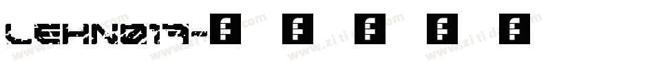 LEHN017字体转换
