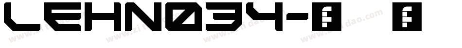 LEHN034字体转换