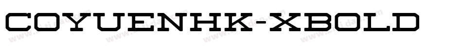COYuenHK-Xbold转换器字体转换