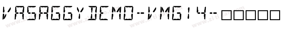 VasaggyDemo-vmg14字体转换