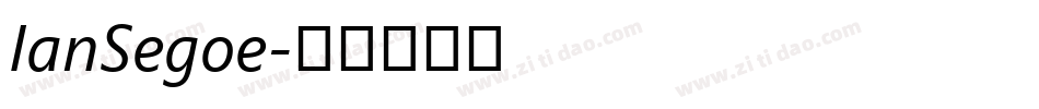 IanSegoe字体转换