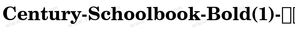 Century-Schoolbook-Bold(1)字体转换
