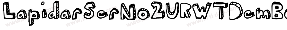 LapidarSerNo2URWTDemBol字体转换