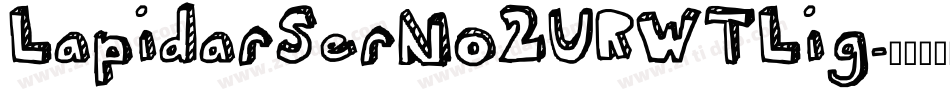 LapidarSerNo2URWTLig字体转换