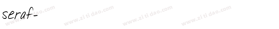 seraf字体转换