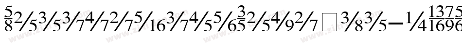 SerioucityRegular-4MJY字体转换