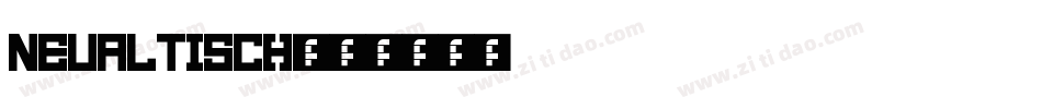 NeuAltisch字体转换
