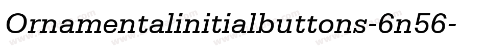 Ornamentalinitialbuttons-6n56字体转换