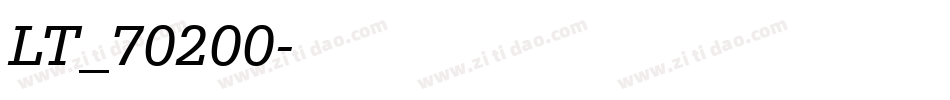 LT_70200字体转换