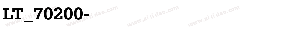 LT_70200字体转换