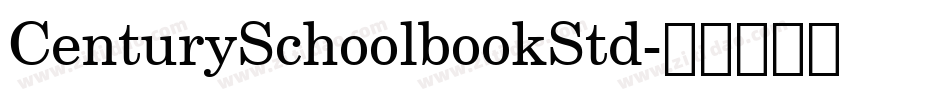CenturySchoolbookStd字体转换
