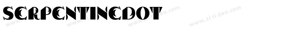 SerpentineDOT字体转换