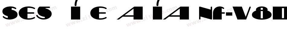 SesquipedalianNf-V8Dl字体转换