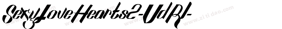 SexyLoveHearts2-VdRl字体转换
