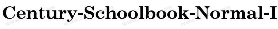 Century-Schoolbook-Normal-It字体转换