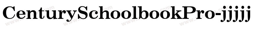 CenturySchoolbookPro字体转换