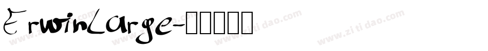 ErwinLarge字体转换
