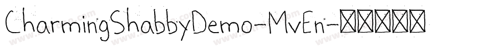 CharmingShabbyDemo-MvEn字体转换