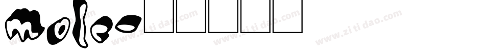 mole字体转换