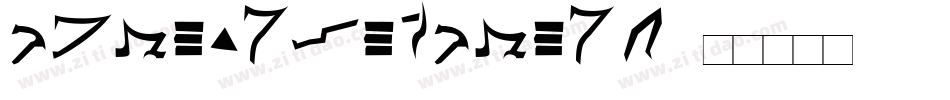 HeadcoldShadow字体转换