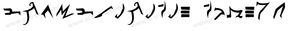 ImprintMTStd-Shadow字体转换