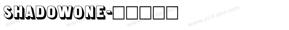 Shadowone字体转换