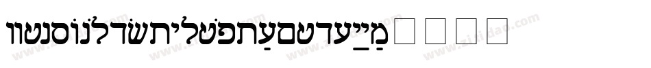 BensonOldStyleOpti-Medium字体转换