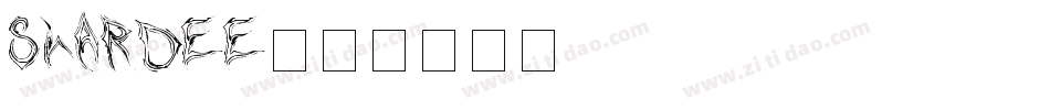 Shardee字体转换