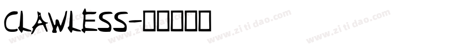 Clawless字体转换