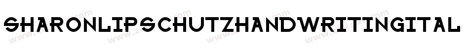 SharonLipschutzHandwritingItalic-l5J0字体转换