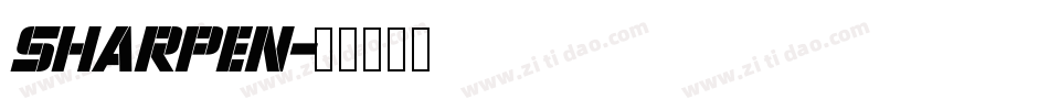 Sharpen字体转换