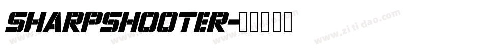 sharpshooter字体转换
