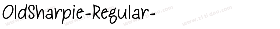 OldSharpie-Regular字体转换