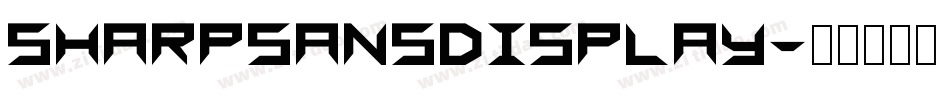sharpsansdisplay字体转换