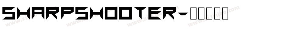 sharpshooter字体转换