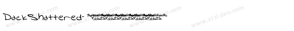 DackShattered字体转换