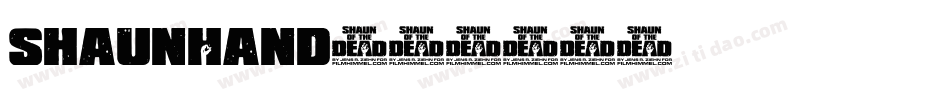 ShaunHand字体转换