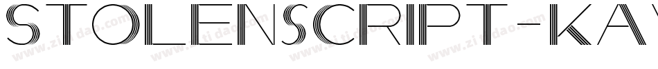 Stolenscript-KAwp字体转换