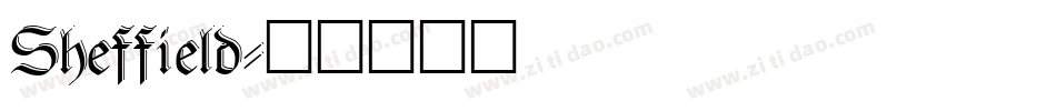 Sheffield字体转换