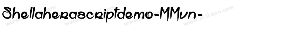 Shellaherascriptdemo-MMvn字体转换
