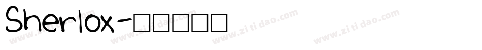 Sherlox字体转换